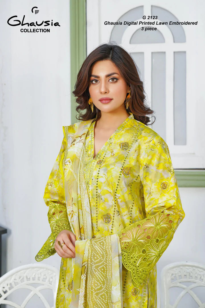 Lawn Digital Print Kurta 3P