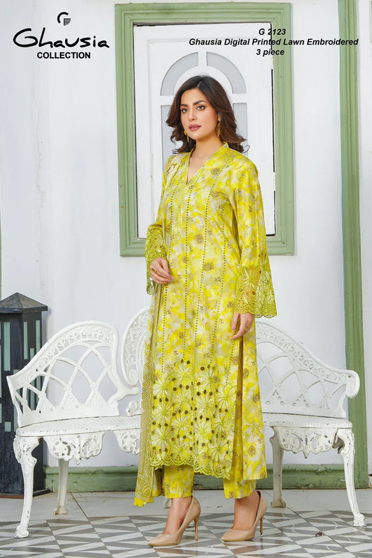 Lawn Digital Print Kurta 3P