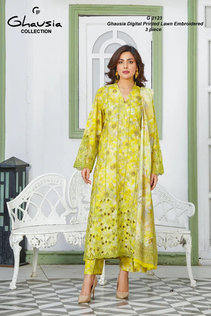 Lawn Digital Print Kurta 3P