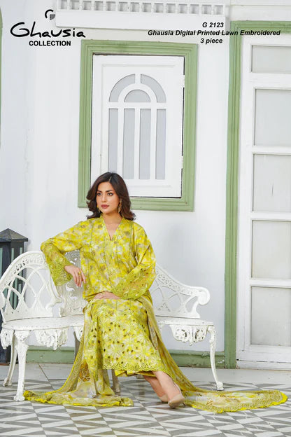 Lawn Digital Print Kurta 3P